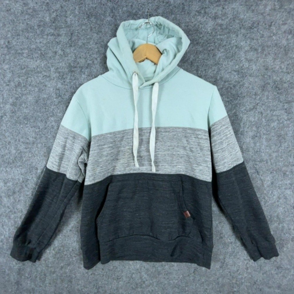 Doublju Hoodie Womens XL Colorblock Long Sleeve Classic Drawstring Pullover